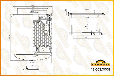 Картридж осушителя Premium, Wabco 4329012462 (Безусловная двухлетняя гарантия качества)